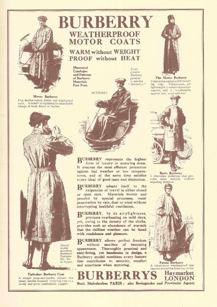 Burberry, Basingstoke and Gabardine: The Origins of a Global Brand. - The  Costume Society