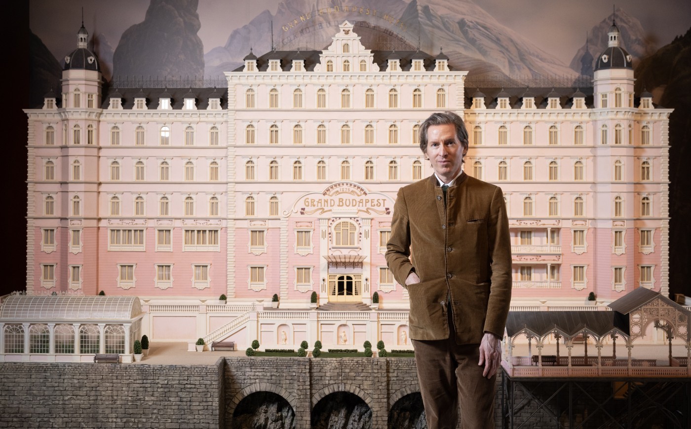 Wes Anderson at the Design Museum. Photo credit Matt Alexander/PA Media Assignments.