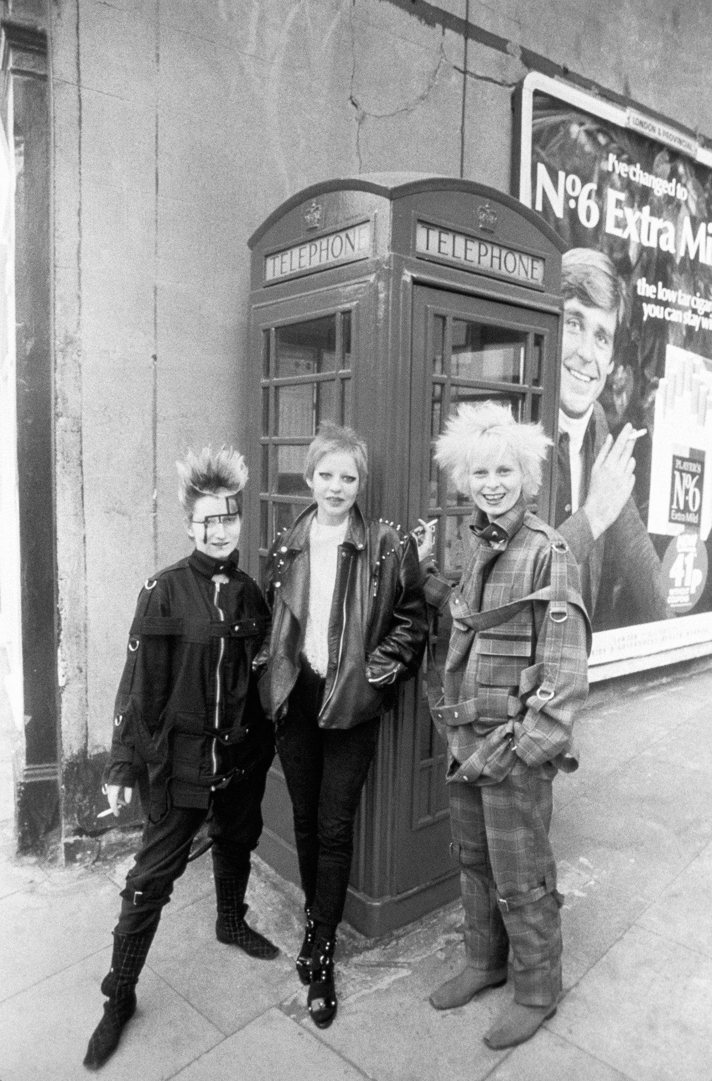 Vivienne Westwood with Jordan(Pamela Rooke) and another punk, London, 12 April 1977. Photo © Tim Jenkins / WWD / Penske Media via Getty Images