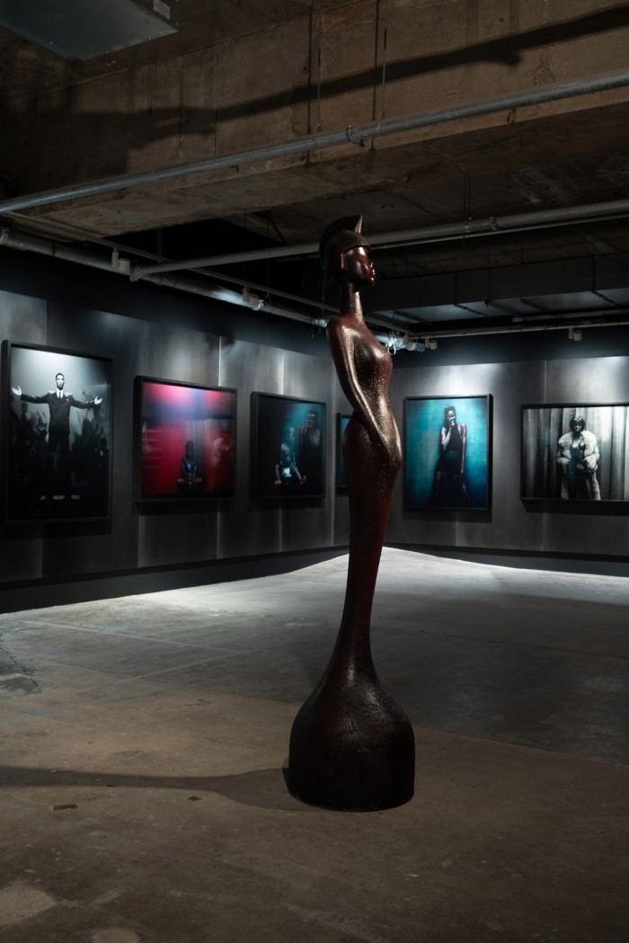 Installation view of Gabriel Moses - Selah at 180 Studios. Photo © Niklas Hallen _ PA Media
