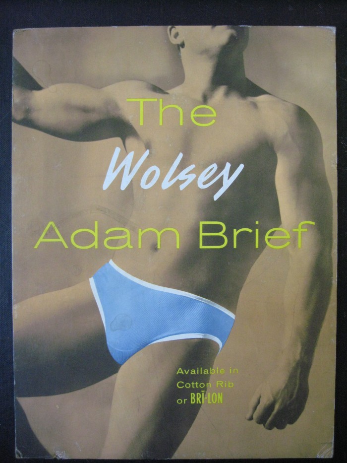 Advertising Store Showcard for the Wolsey ‘Adam’ Brief c 1960. Copyright Wolsey - The Wolsey Archive, Record Office for Leicestershire, Leicester and Rutland