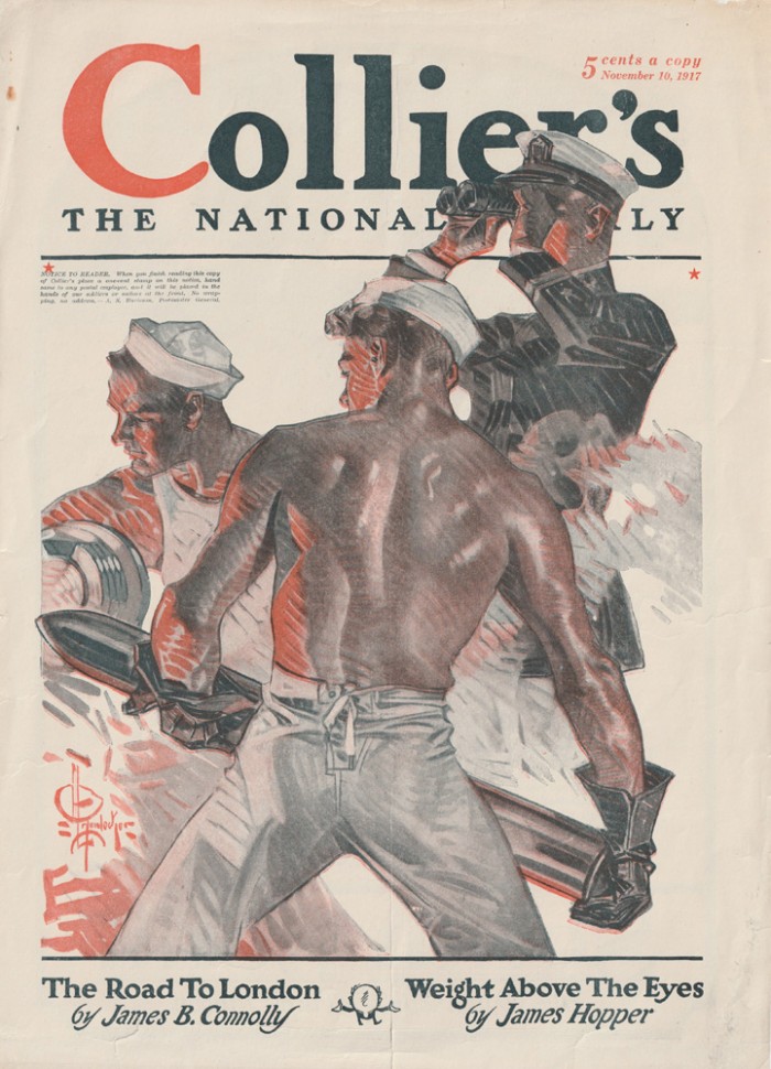 J.C. Leyendecker (1874–1951)
Cover of Collier’s, November 10, 1917
National Museum of American Illustration, Newport, RI
