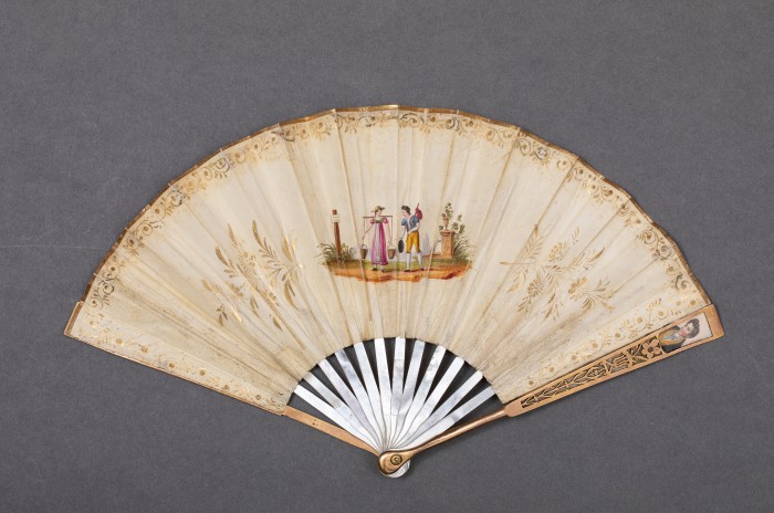 Family, c. 1820, back. Image courtesy of The Fan Museum.