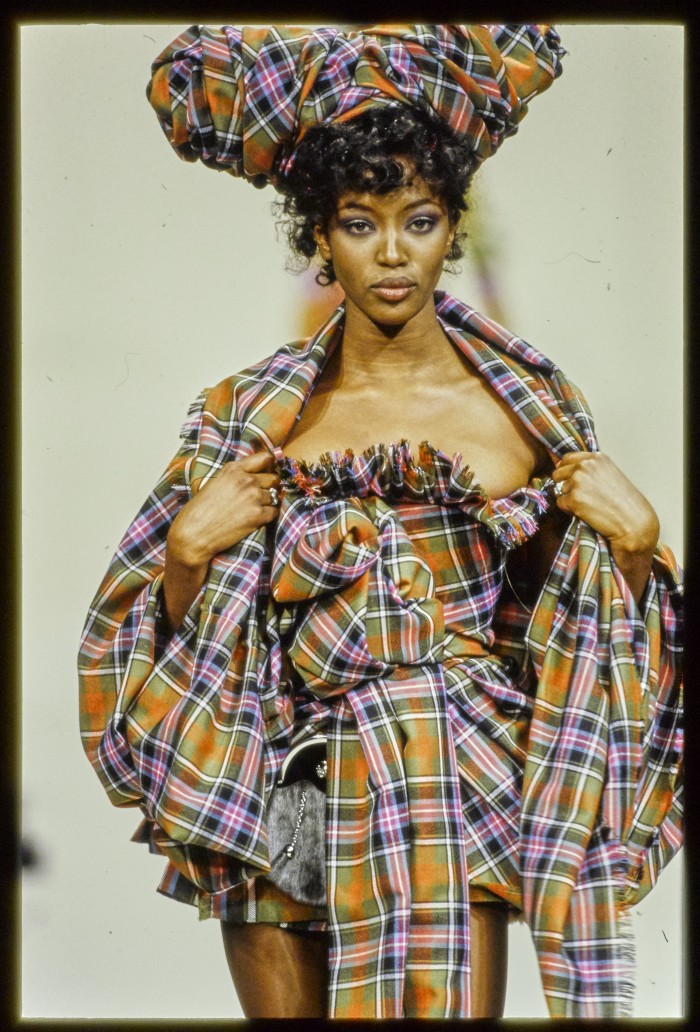 Naomi Campbell models Vivienne Westwood AW94 'On Liberty’ Guy Marineau, Vogue, © Condé Nast.