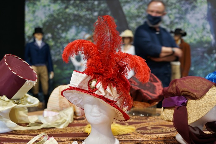 Image 6. The Red Hat is a very popular exhibit! Made by one of our volunteers.