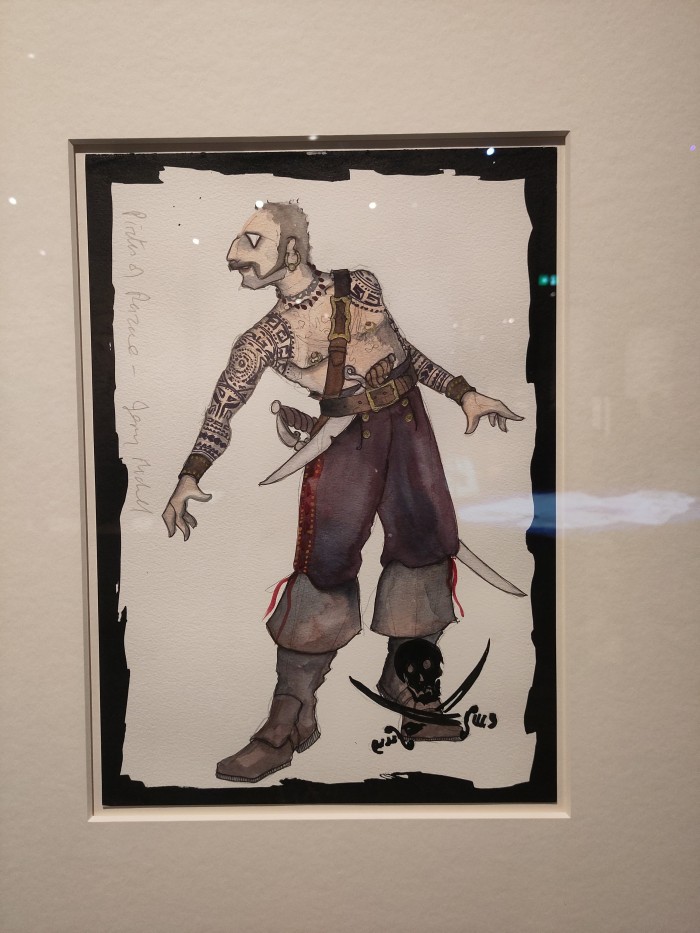 Costume design for The Pirates of Penzance, by Lez Brotherston, about 2015