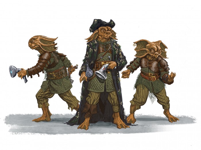 Illustration of The Sea Devils. With permission of Ray Holman.