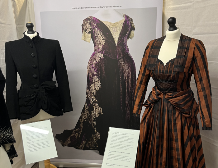 Worth garments on display. Image courtesy of Sue Mear.