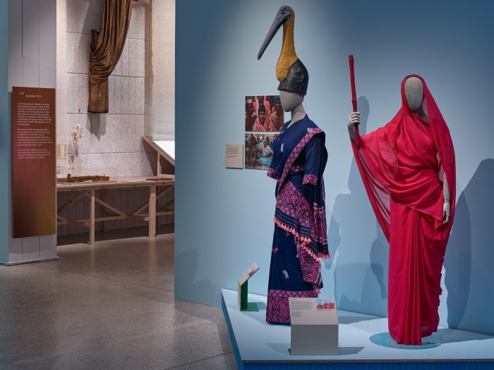 Display in the Offbeat Sari exhibition © Andy Stagg for the Design Museum.