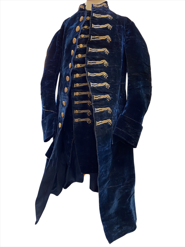 The late 18th century East India Company officer's uniform