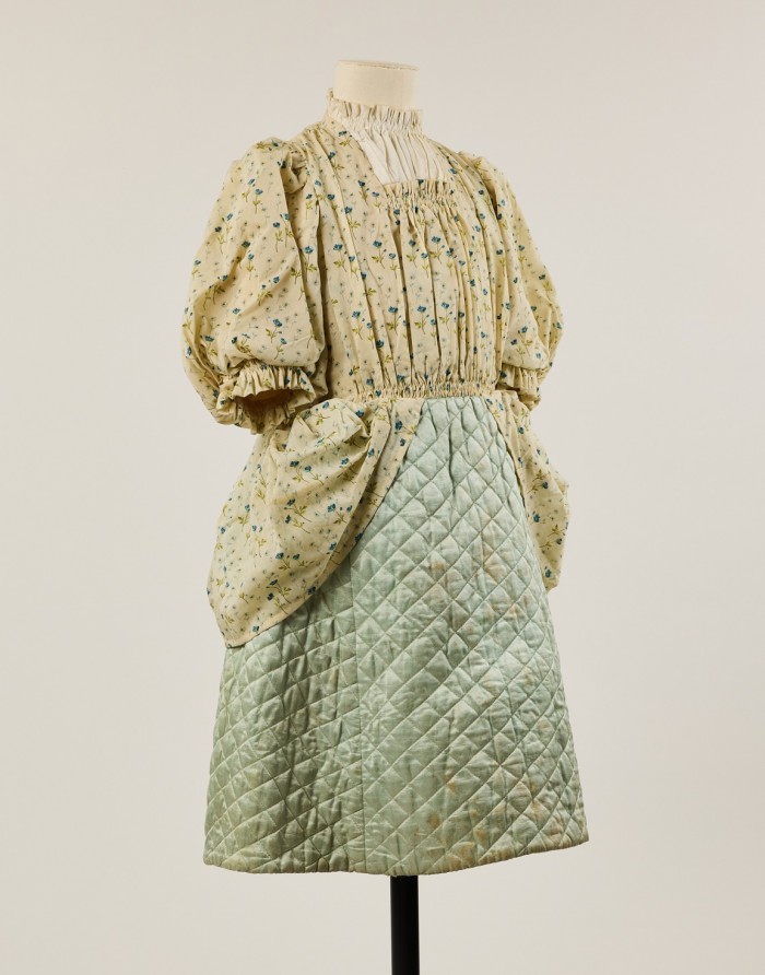 Little Bo Peep costume, printed cotton and silk, 1900 © Leeds Museums and Galleries photograph by David Lindsay