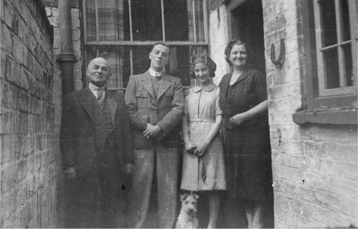 Figure 1: 'Lorraine Sulzbacher with foster family' 1939 (371.1), Jewish Museum London Archives.