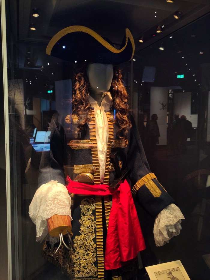 A replica Captain James Hook 2023 costume made by Ninya Mikhaila