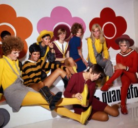Mary Quant and models at footwear collection launch, 1967. PA Prints, 2008. 